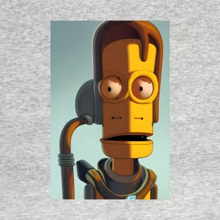 Surprised robot boy T-Shirt